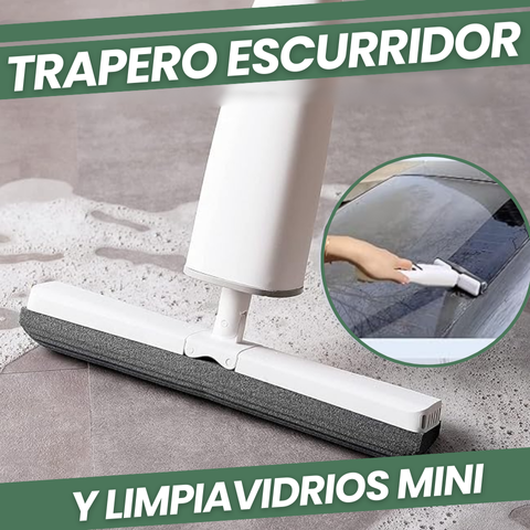 Combo trapero escurridor y limpiavidrios mini